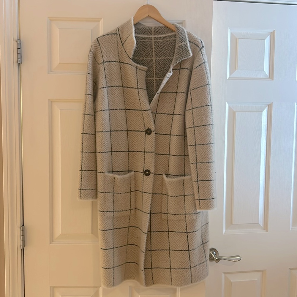 Lysse Faux Mink Sweater Coat